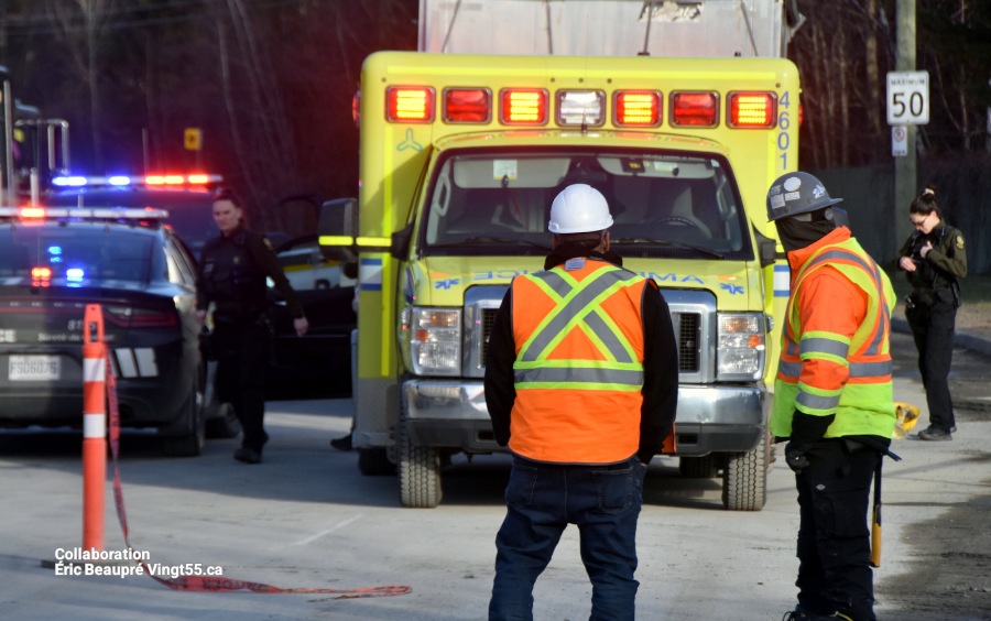 Accident:  Un signaleur perd la vie sur un chantier à Drummondville